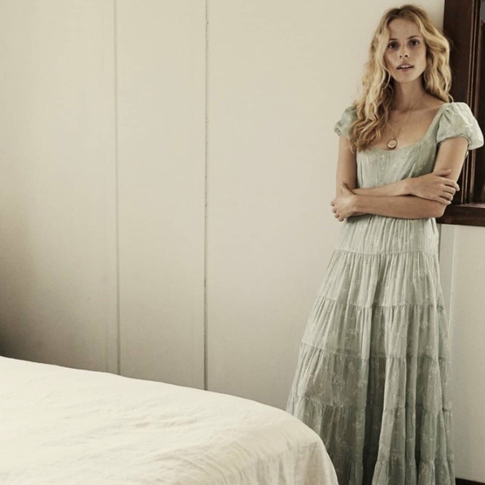 EUC DOEN Ruby Dress in Daisy Sweet Pea